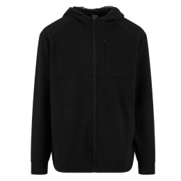 Urban Classics - TB6741- Scuba Zip Pocket Hoody - black