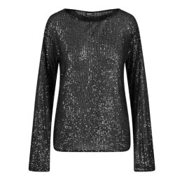 Urban Classics - TB6997 - Ladies Sequins Longsleeve - black