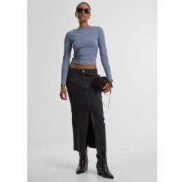 Urban Classics - TB7088 - Ladies Ruffled Super Slim Longsleeve - cloudsky