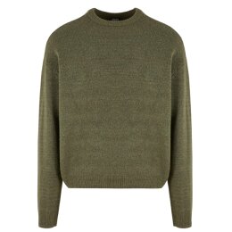 Urban Classics Men - TB5908 - Oversized Chunky Sweater - olive
