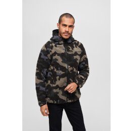 Brandit - BD5024 - Teddyfleece Worker Jacket - dark camo 7XL