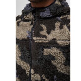 Brandit - BD5024 - Teddyfleece Worker Jacket - dark camo 7XL