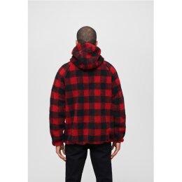 Brandit - BD5024 - Teddyfleece Worker Jacket - red/black