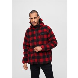 Brandit - BD5024 - Teddyfleece Worker Jacket - red/black