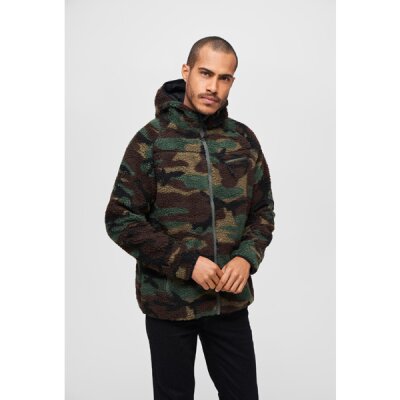 Brandit - BD5024 - Teddyfleece Worker Jacket - woodland