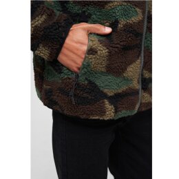Brandit - BD5024 - Teddyfleece Worker Jacket - woodland