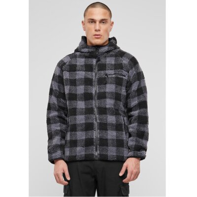 Brandit - BD5024 - Teddyfleece Worker Jacket - black/grey