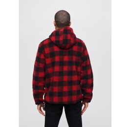 Brandit - BD5023 - Teddyfleece Worker Pullover - red/black