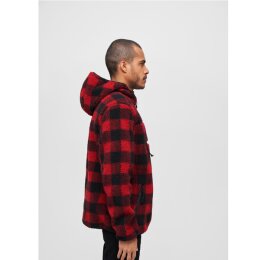 Brandit - BD5023 - Teddyfleece Worker Pullover - red/black
