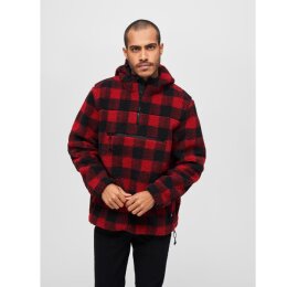 Brandit - BD5023 - Teddyfleece Worker Pullover - red/black