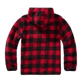 Brandit - BD5023 - Teddyfleece Worker Pullover - red/black
