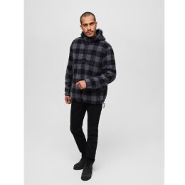 Brandit - BD5023 - Teddyfleece Worker Pullover - black/grey