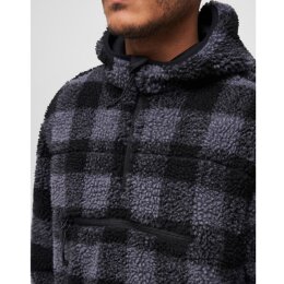 Brandit - BD5023 - Teddyfleece Worker Pullover - black/grey