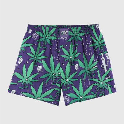 Lousy Livin - Weedy -  LUUWWEE - Boxershort - purple haze