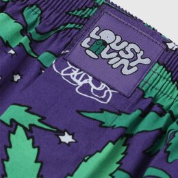 Lousy Livin - Weedy -  LUUWWEE - Boxershort - purple haze L