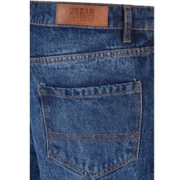 Urban Classics - TB6639 - 90s Heavy Denim Shorts - new dark blue washed
