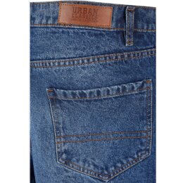 Urban Classics - TB6639 - 90s Heavy Denim Shorts - new mid blue washed 33