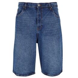 Urban Classics - TB6639 - 90s Heavy Denim Shorts - new mid blue washed 33