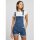 Urban Classics - TB5990 - Ladies Organic Short Dungaree - clearblue washed S