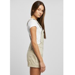 Urban Classics - TB5990 - Ladies Organic Short Dungaree - offwhite raw