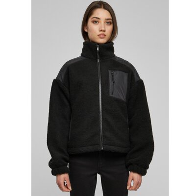 Urban Classics - TB6068 - Ladies Sherpa Mix Jacket - black