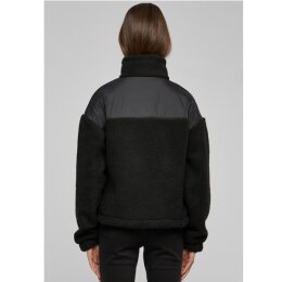 Urban Classics - TB6068 - Ladies Sherpa Mix Jacket - black
