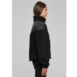Urban Classics - TB6068 - Ladies Sherpa Mix Jacket - black
