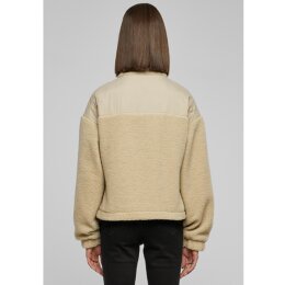 Urban Classics - TB6068 - Ladies Sherpa Mix Jacket - wetsand