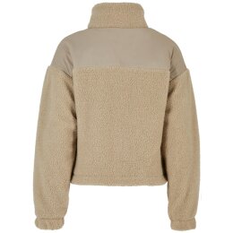 Urban Classics - TB6068 - Ladies Sherpa Mix Jacket - wetsand