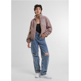 Urban Classics - TB6068 - Ladies Sherpa Mix Jacket - duskrose