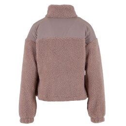 Urban Classics - TB6068 - Ladies Sherpa Mix Jacket - duskrose