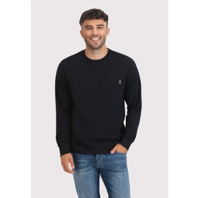 Vintage Industries - 3547 Grant pocket T-shirt long sleeve - black XXL