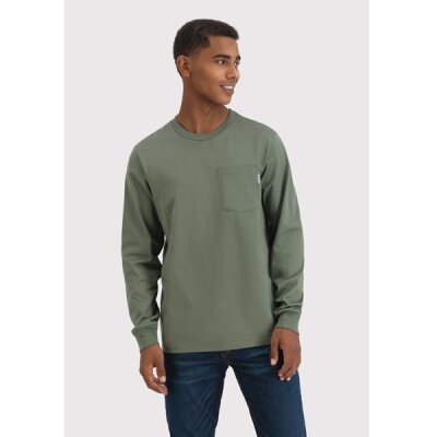 Vintage Industries - 3547 Grant pocket T-shirt long sleeve - drab