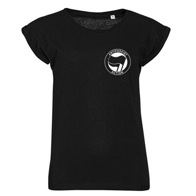 Antifascist Action - Pocketprint - Girl-Shirt - black S