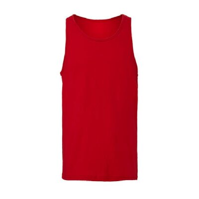 Bella + Canvas - 3480 Unisex Jersey Tank Top - red