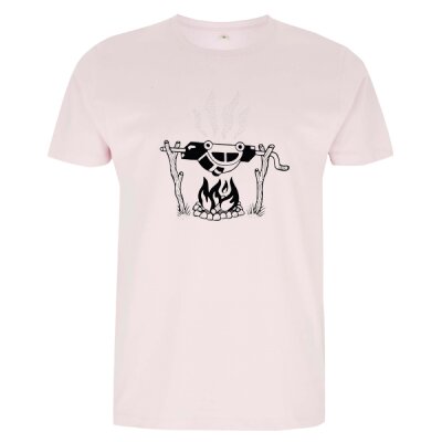IMKNOTMINK - Bullenschwein am Spieß - Unisex T-Shirt - candy pink L