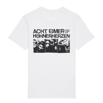 Acht Eimer Hühnerherzen - Fotoautomat - T-Shirt - weiß L