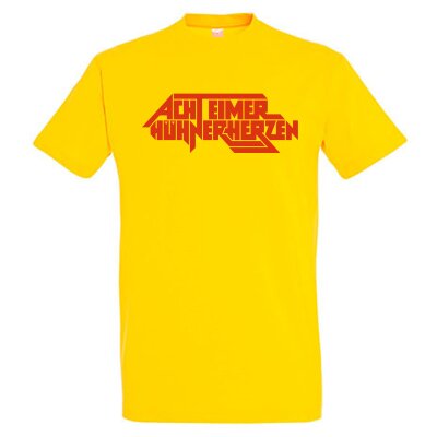 Acht Eimer Hühnerherzen - Lizzy - T-Shirt - Gold M
