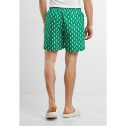 Urban Classics - TB2679 - Pattern Swim Short - brightgreenseahorses