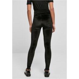 Urban Classics - TB4546 - Ladies High Waist Velvet Leggings - black
