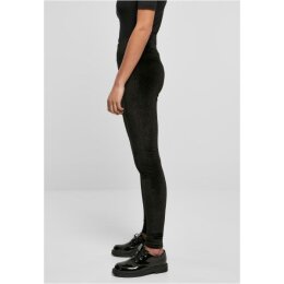 Urban Classics - TB4546 - Ladies High Waist Velvet Leggings - black L