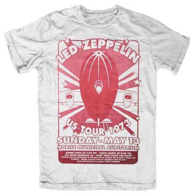 Led Zeppelin - Mobile - Unisex Shirt - white - T-Shirt  L