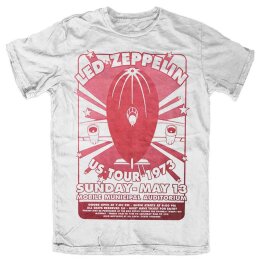 Led Zeppelin - Mobile - Unisex Shirt - white - T-Shirt  L
