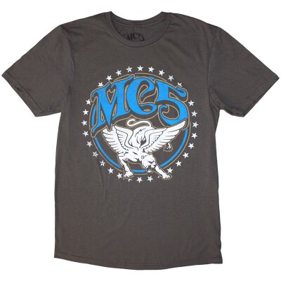 MC5 - Winged - Unisex Shirt - charcoal grey - T-Shirt  L