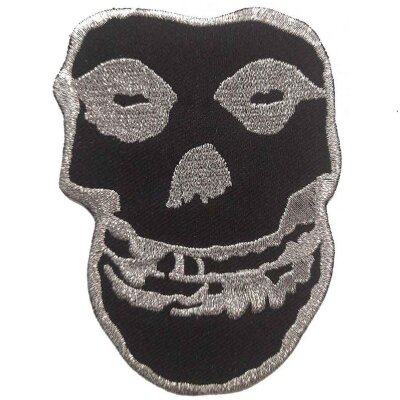 Misfits - Inverted Silver Skull - Patch (Aufnäher)