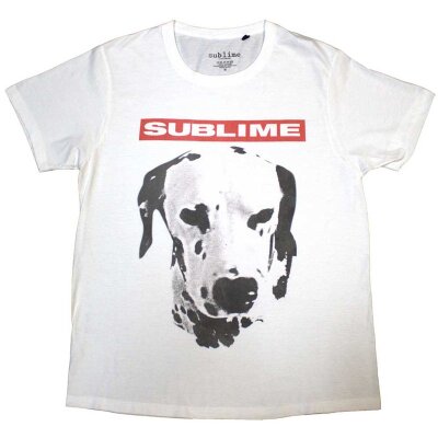 Sublime - Dog - Unisex Shirt - white - T-Shirt  M