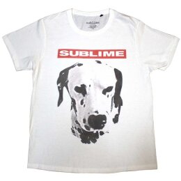 Sublime - Dog - Unisex Shirt - white - T-Shirt  M