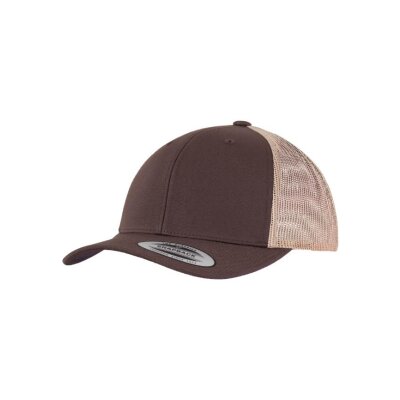 Flexfit - Retro Snapback Trucker 2-Tone (6606T) - brown/khaki
