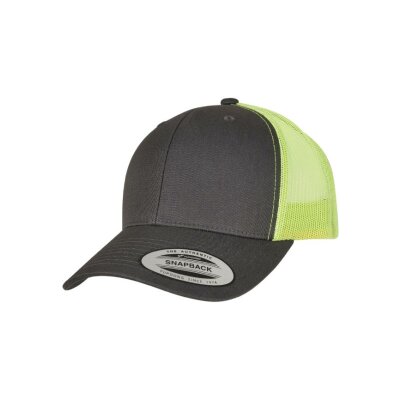 Flexfit - Retro Snapback Trucker 2-Tone (6606T) - charcoal/ neon green