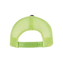 Flexfit - Retro Snapback Trucker 2-Tone (6606T) - charcoal/ neon green